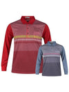 Men s Classic Block Color Long Sleeve Golf Shirt AE4A411 - LUX GOLF - BALAAN 1