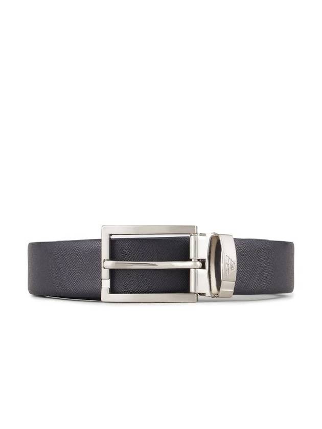 Logo Buckle Leather Belt Y4S498YLP4E - EMPORIO ARMANI - BALAAN 2