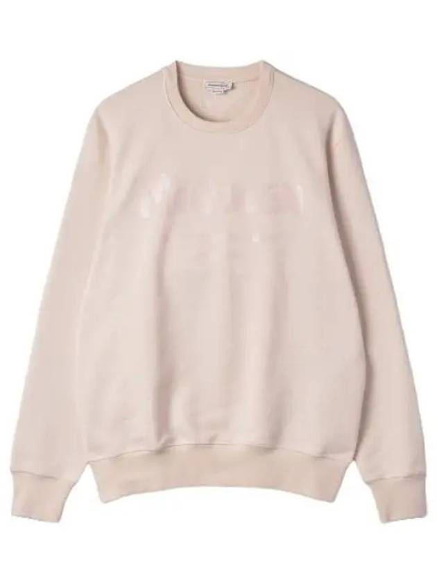 Graffiti Logo Sweatshirt Pink T Shirt - ALEXANDER MCQUEEN - BALAAN 1