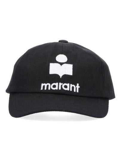 Tyron Logo Cotton Ball Cap Black - ISABEL MARANT - BALAAN 2