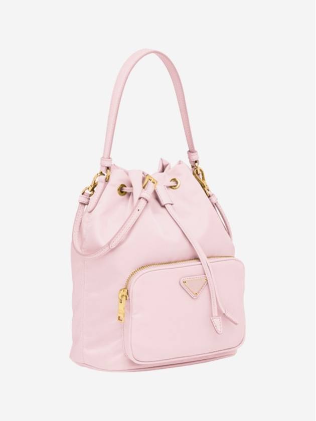 Duet Re Nylon Shoulder Bag Alabaster Pink 1BH038 - PRADA - BALAAN 2