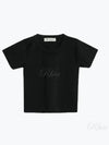 Knitted Cropped Performance Poly Short Sleeve T-Shirt Black - OUR LEGACY - BALAAN 2