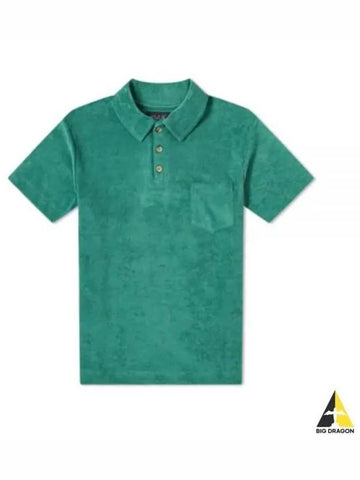 HOWLIN 24 MR FANTASY GREENBLISS terry polo tee - HOWLIN' - BALAAN 1