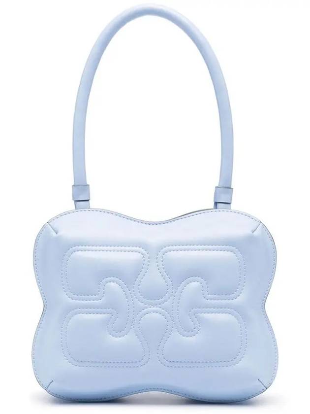 Butterfly Top Handle Shoulder Bag Blue - GANNI - BALAAN 3