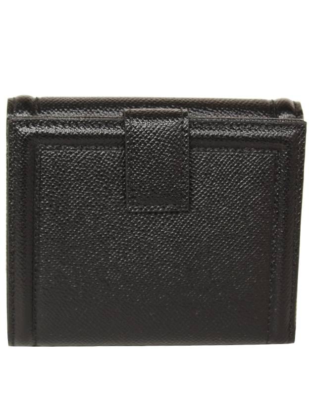 Women's Vara Ribbon Half Wallet Black - SALVATORE FERRAGAMO - BALAAN 3