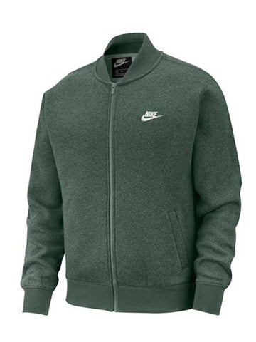 Men's NSW Club Bomber Jacket Green - NIKE - BALAAN.