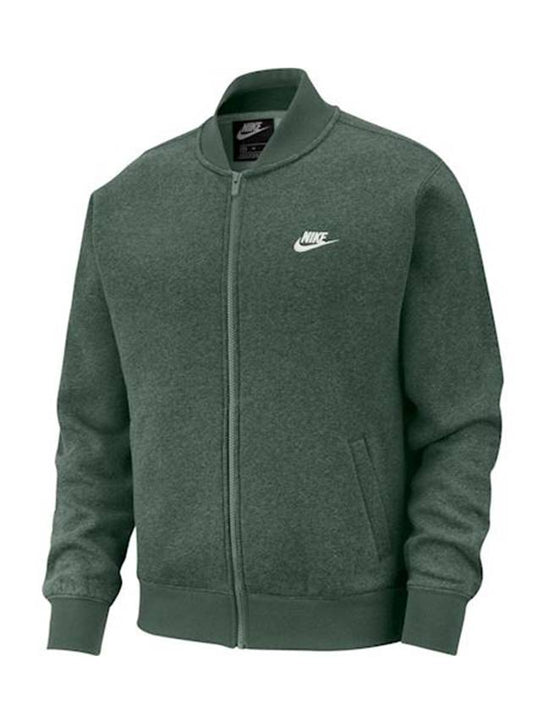 Men's NSW Club Bomber Jacket Green - NIKE - BALAAN 1