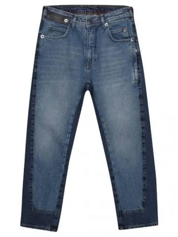 Slim tapered low rise bi color jeans men s denim pants - NEIL BARRETT - BALAAN 1