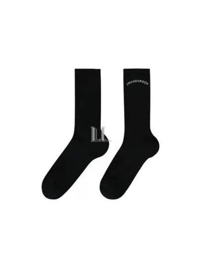 JWA Arch Logo Socks Black - JW ANDERSON - BALAAN 2