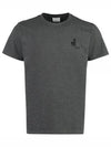 Zafferh Mini Logo Cotton Short Sleeve T-Shirt Anthracite - ISABEL MARANT - BALAAN 2