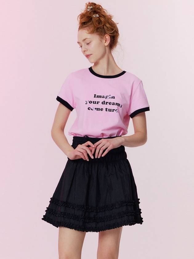 Dreams Cropped Short Sleeve T-Shirt Pink - OPENING SUNSHINE - BALAAN 7