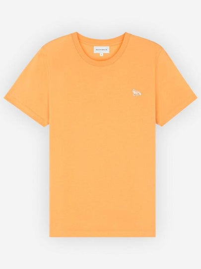 Baby Fox Patch Regular Short Sleeve T-Shirt Orange - MAISON KITSUNE - BALAAN 2