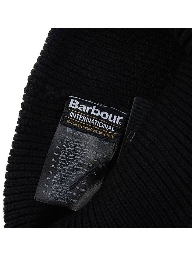 Storm Kitted Beanie Black - BARBOUR - BALAAN 10