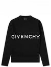 4G Logo Cotton Knit Top Black - GIVENCHY - BALAAN 2