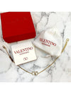 Signature V Logo Bracelet Gold - VALENTINO - BALAAN 3