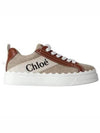 Lauren Leather Converse Low Top Sneakers Brown - CHLOE - BALAAN 2