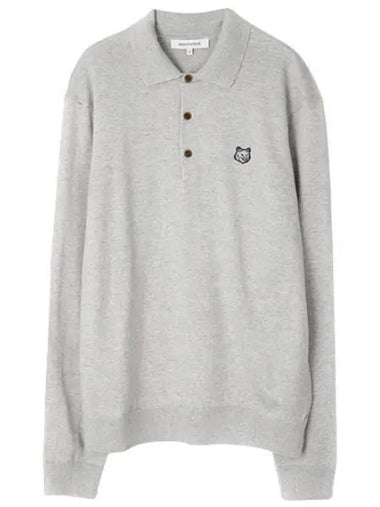 fox head patch polo jumper - MAISON KITSUNE - BALAAN 1