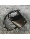 Le Petit Tourni Mini Knotted Leather Bucket Bag Black - JACQUEMUS - BALAAN 4