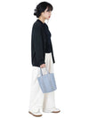 Mini Nylon Tote Bag Light Gray - C WEAR BY THE GENIUS - BALAAN 8