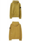 19FW 711562820 V0034 Wappen Hooded T-shirt Dusty Mustard Men’s T-shirt TEO - STONE ISLAND - BALAAN 5