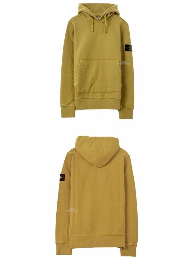 19FW 711562820 V0034 Wappen Hooded T-shirt Dusty Mustard Men’s T-shirt TEO - STONE ISLAND - BALAAN 5