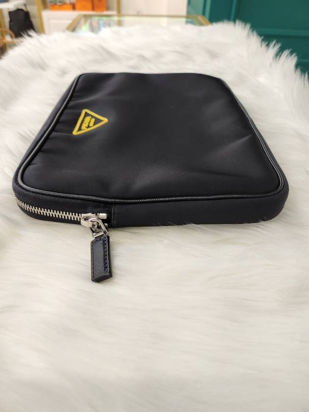 Women s Triangle Logo Patch Tesuto Cross Bag 2VH116 Condition A - PRADA - BALAAN 4