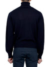 Heart Logo Wool Turtleneck Navy - AMI - BALAAN 5