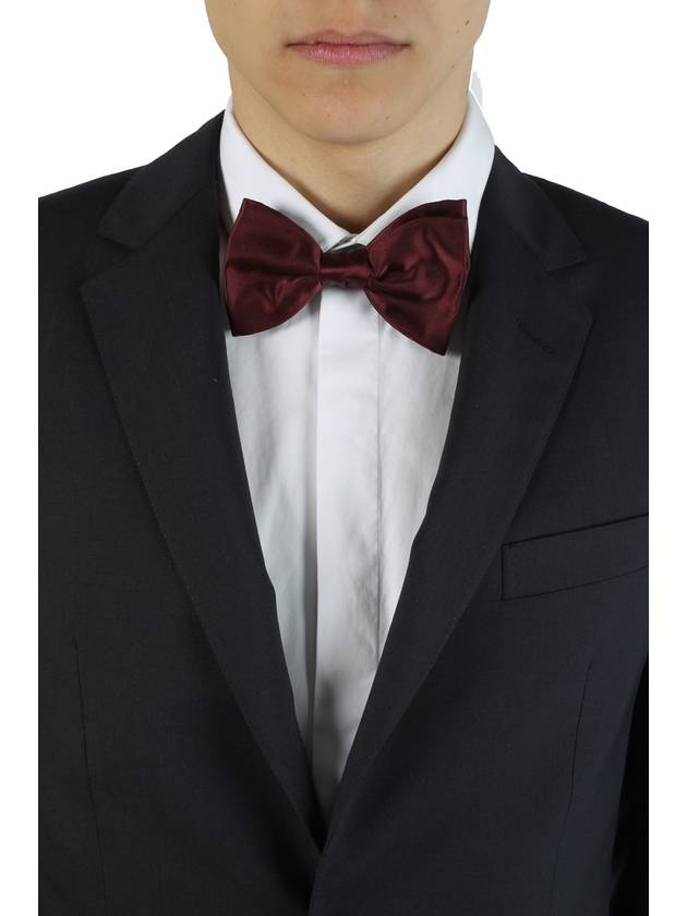 Lanvin Silk Bow Tie, Men's, Burgundy - LANVIN - BALAAN 2