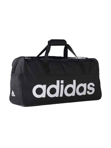 Linear Essential Travel Medium Duffel Bag Black - ADIDAS - BALAAN.