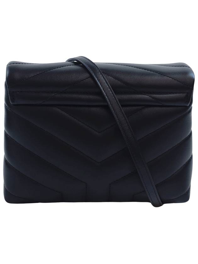 Loulou Toy Matelasse Shoulder Bag Black - SAINT LAURENT - BALAAN 3