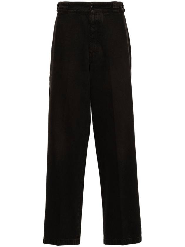 Men's Relaxed Fit Jeans Brown - PRADA - BALAAN 2