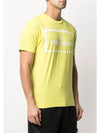 Stencil One Logo Short Sleeve T-Shirt Lime - STONE ISLAND - BALAAN 4