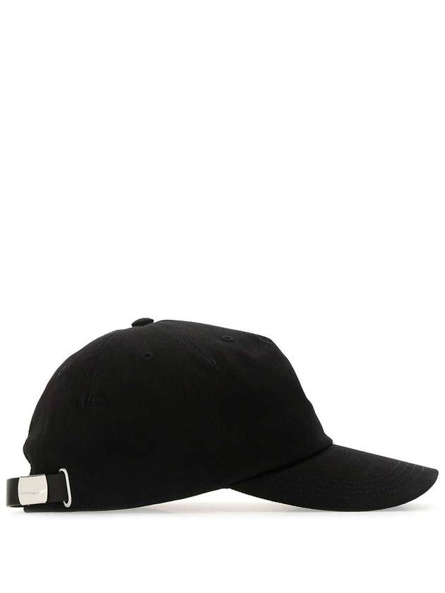 Embroidered Logo Ball Cap Black - ALEXANDER MCQUEEN - BALAAN 3