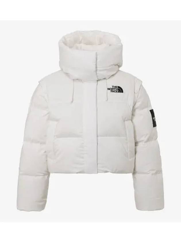 The North Face NJ1DQ86L White Label Women s Novelty Nuptse Detachable Down Jacket RDS - THE NORTH FACE - BALAAN 1