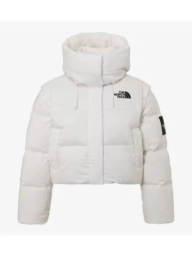 The North Face NJ1DQ86L White Label Women s Novelty Nuptse Detachable Down Jacket RDS - THE NORTH FACE - BALAAN 1