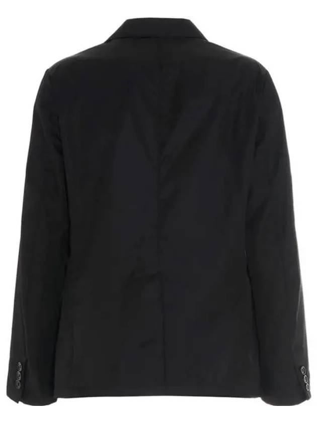 Re-Nylon Single Jacket Black - PRADA - BALAAN 3