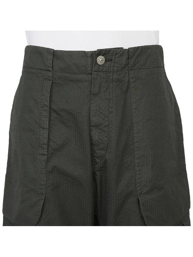 Shadow Project Cotton Nylon Cargo Straight Pants Green - STONE ISLAND - BALAAN 7