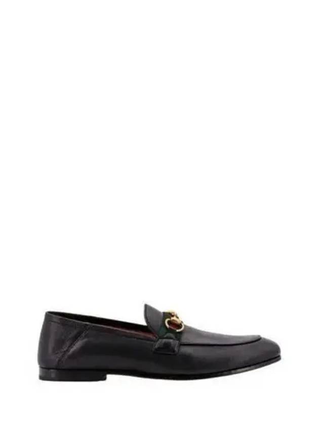 Horsebit Leather Loafers Black - GUCCI - BALAAN 2