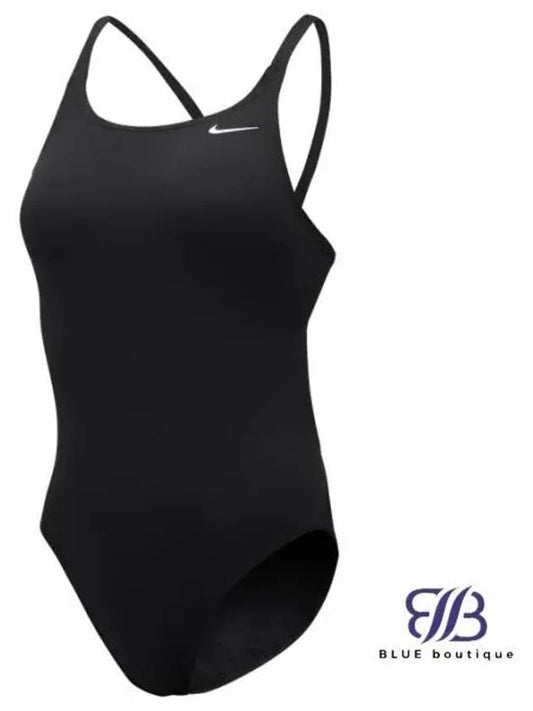 Hydrastrong Fastback Dress Swimsuit Black - NIKE - BALAAN 2