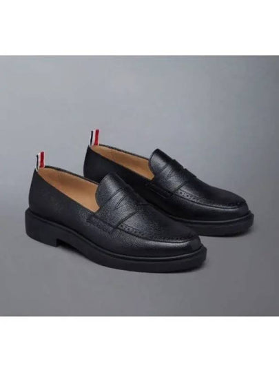 Lightweight Sole Penny Loafer Black - THOM BROWNE - BALAAN 2