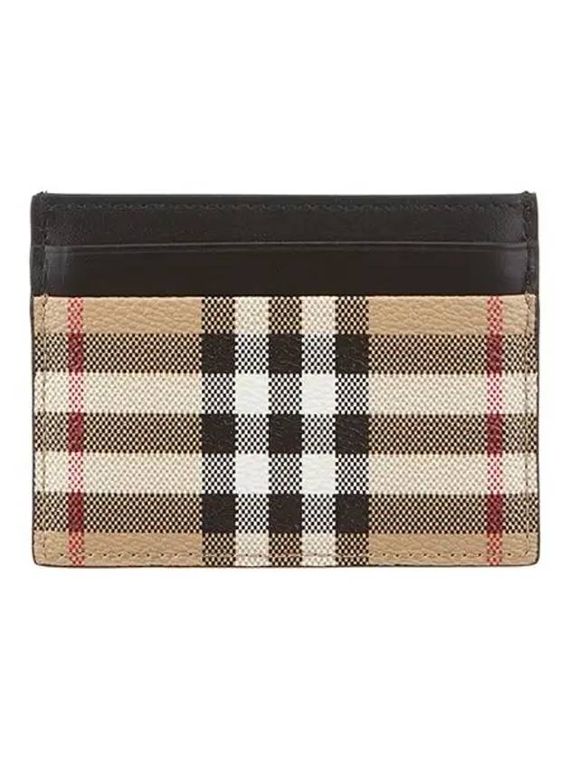 Vintage Check Card Wallet Beige - BURBERRY - BALAAN 2