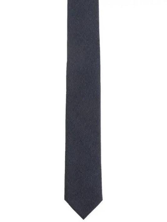 Men's Super 120s Twill Classic Tie Deep Blue - THOM BROWNE - BALAAN 2