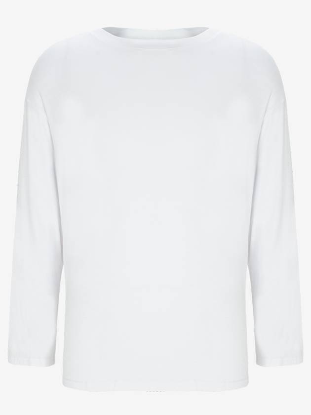 Cotton Tencel Back Point Long Sleeve T Shirt - RS9SEOUL - BALAAN 3