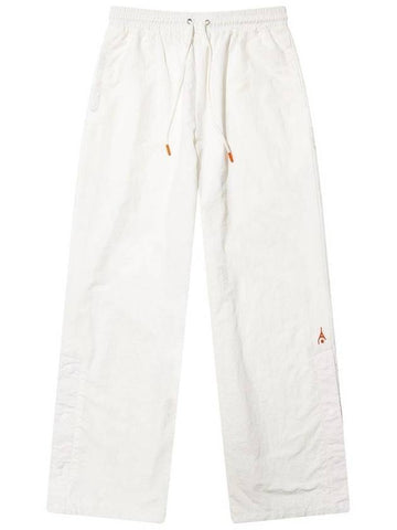 Men's Woven Side Snap Wide Pants Ivory - ROND&DEMARRER - BALAAN 1