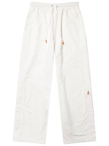 Men's Woven Side Snap Wide Pants Ivory - ROND&DEMARRER - BALAAN 1