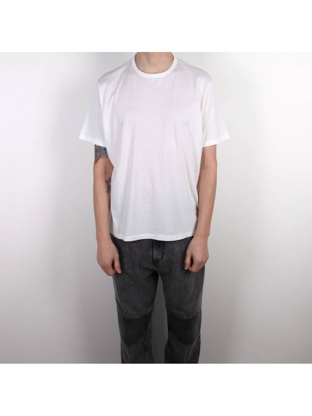 New Box Cotton Crew Neck Short Sleeve T-Shirt White - OUR LEGACY - BALAAN 2