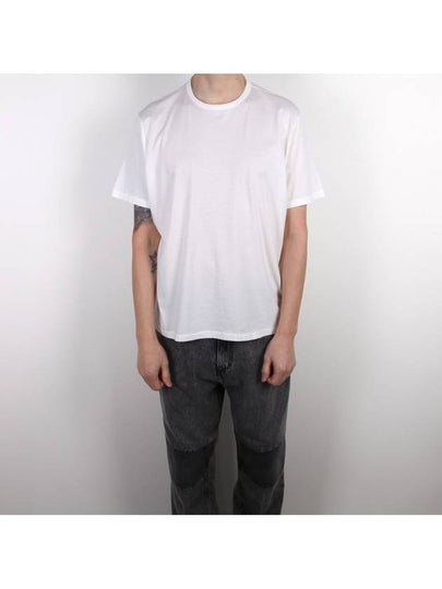 New Box Cotton Crew Neck Short Sleeve T-Shirt White - OUR LEGACY - BALAAN 2