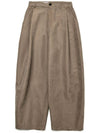 Women's Pintuck Wide Balloon Pants Beige - MOTH - BALAAN 3