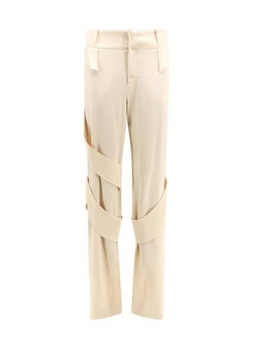 Straight Pants 2P120A N0104 Beige - BLUMARINE - BALAAN 1