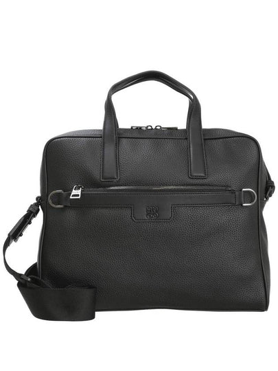 Lettering Logo Briefcase Black - HUGO BOSS - BALAAN 2